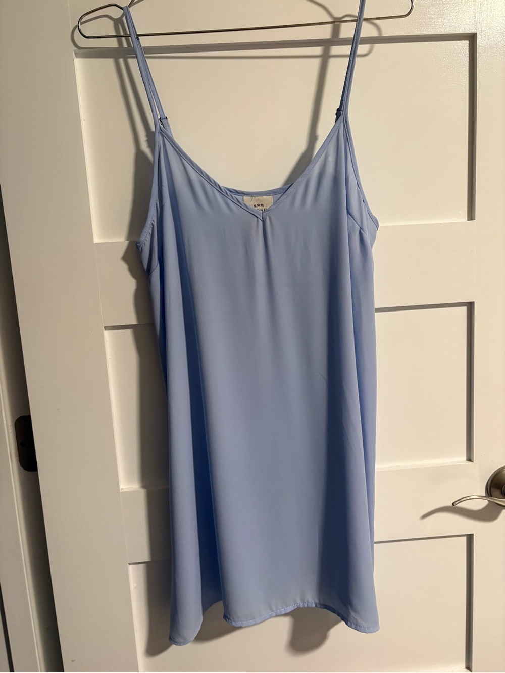 knox rose slip dress blue